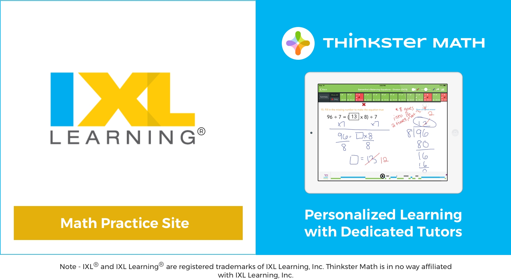 How Does The Ixl Math Program Compare To Thinkster Math?