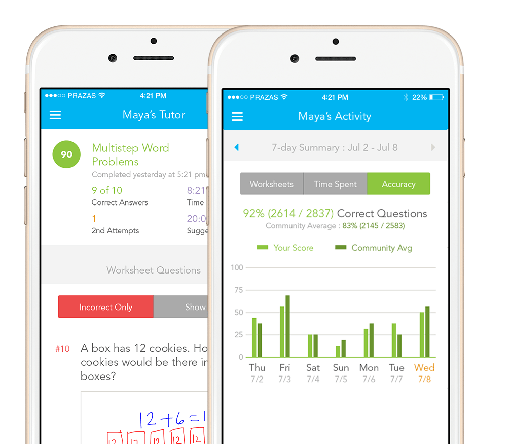 parent app thinkster math