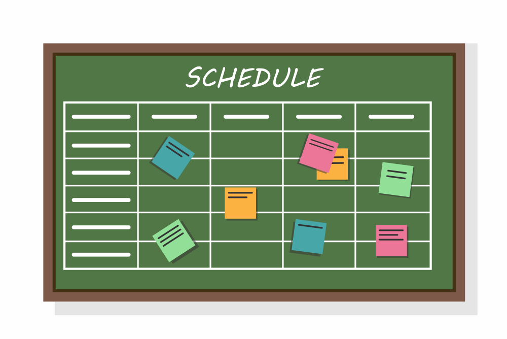 student schedule