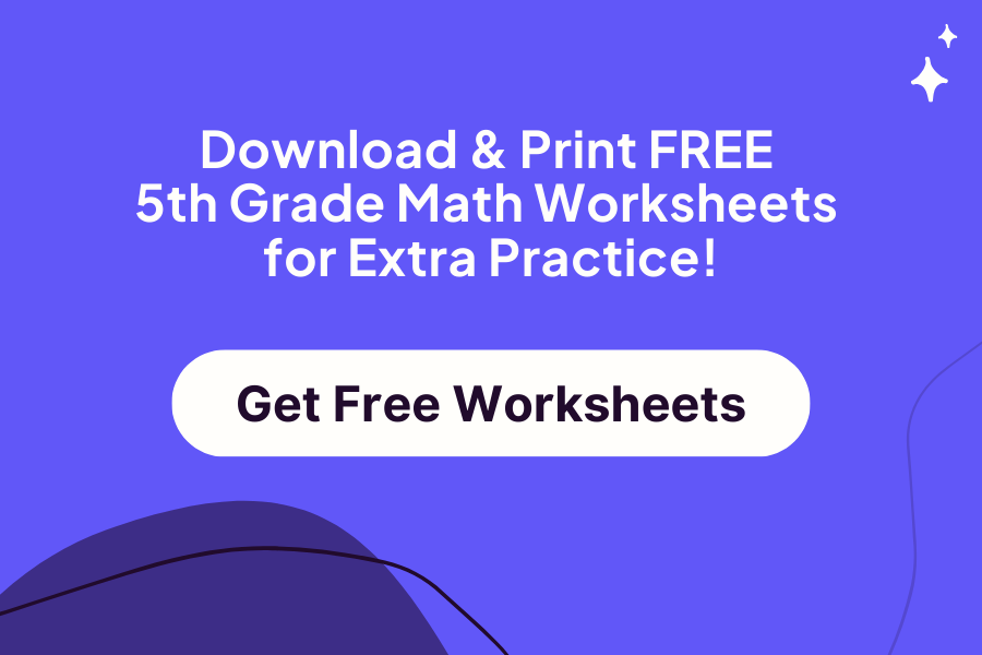 Download free printable 5th grade math worksheets for fun and engaging practice at home!