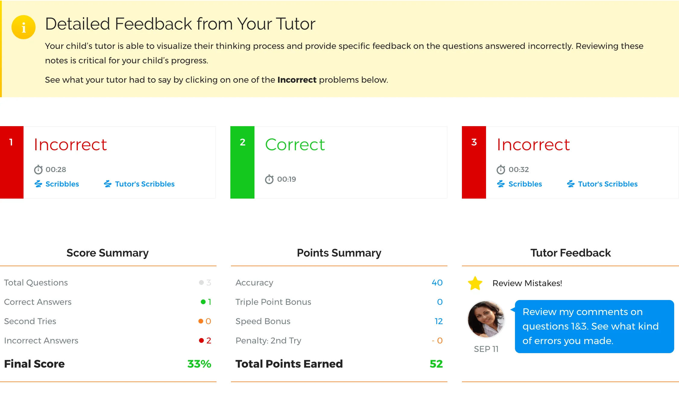 Worksheet Summary