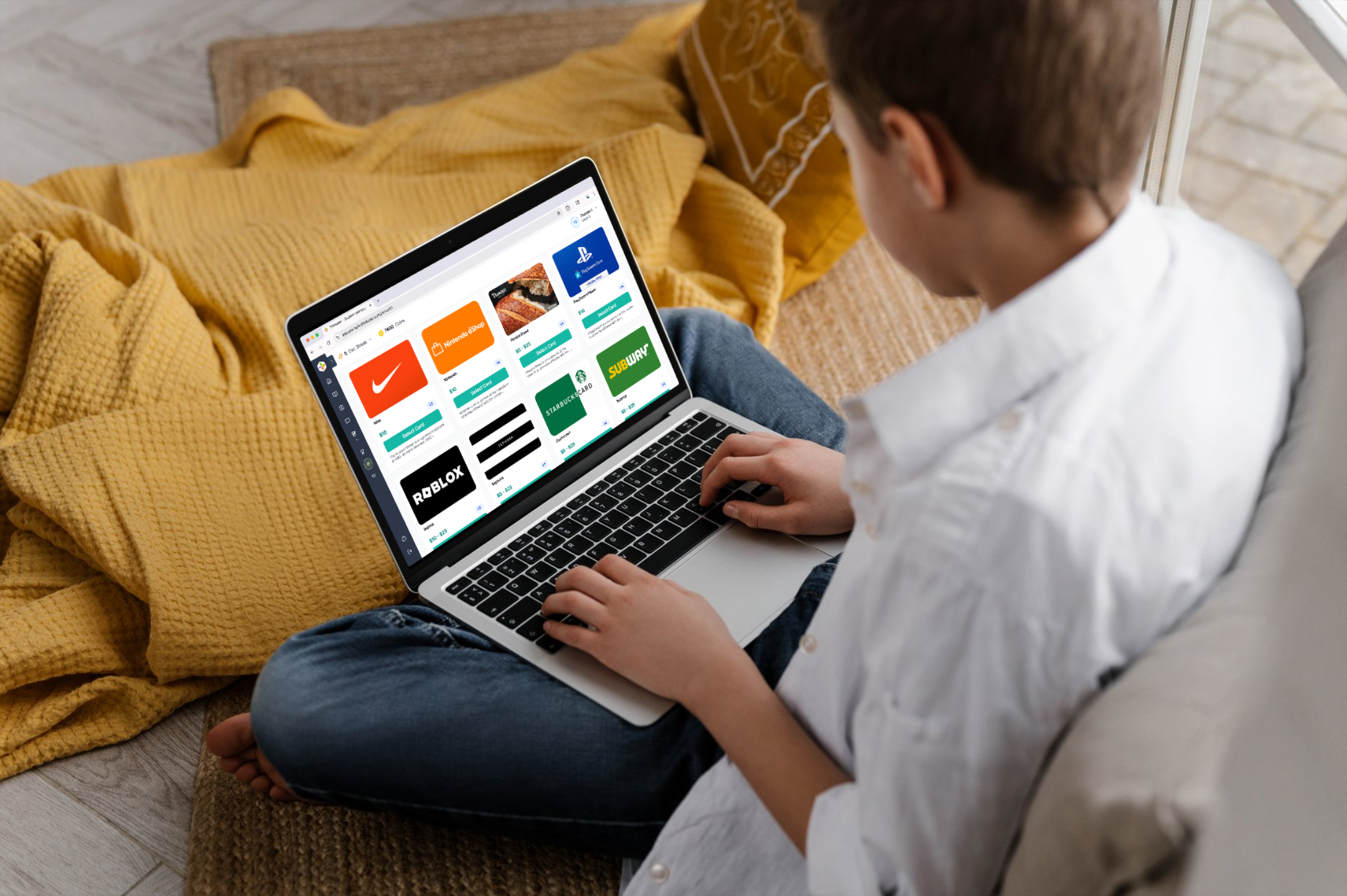 Boy Computer Gift Card